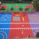 Okul oyun alanları boyama