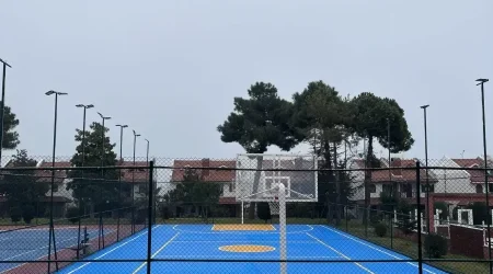 Basketbol Saha Boyama ve Akrilik Zemin Kaplama