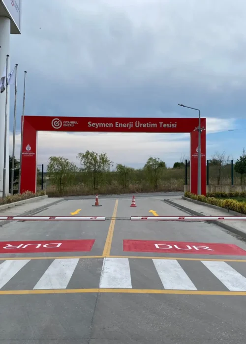 Fabrika dışı yol çizgi